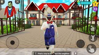 ICE SCREAM Enter In Mr Grumpy House - Scary Stranger 3D New Prank Funny Android game