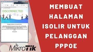 Membuat Halaman ISOLIR untuk Pelanggan PPPoE Bulanan