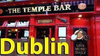 Dublin's Temple Bar, music in the streets in Ireland's nightlife capital