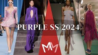 Purple inspiration Color for Spring Summer 2024  (How to Wear Purple)