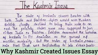 The Kashmir Issue Essay In English | The Kashmir Issue Paragraph |10 Lines On The Kashmir Problems