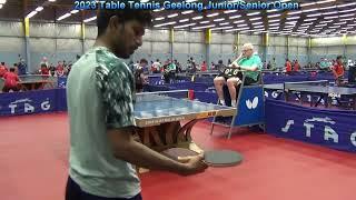 2023 Table Tennis Geelong Junior Senior Open -  M SF Lucas vs Sajith