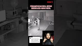 Hantu Anak Kecil Terekam Kamera CCTV #kuyang #pocong #creepy  #genderuwo #hantu #kuntilanak