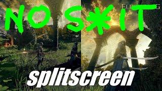 How to enable splitscreen mode in Elden Ring (single PC multiplayer)?