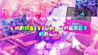 Transition Preset pack / ideas Alight Motion [Alight link + Qr codes]