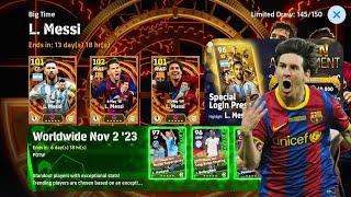 NEW BIG TIME L.MESSI!!  PACK OPENING!! EFOOTBALL 2024 MOBILE