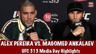 UFC 313: Alex Pereira & Magomed Ankalaev Media Day Highlights