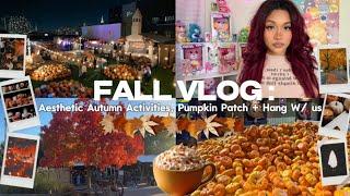 FALL VLOG: Pumpkin Patch, Aesthetic Fall Activities + Hang W/ Me 