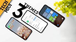 Top 3 VIP MIUI 12 Themes | Android 12 Theme Customisation | Control Centre MIUI 12.5