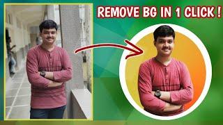 Remove Background In 1 Click And Make Awesome DP  #shorts | Photo Room Tutorial