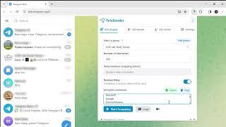 How to scrape Telegram usernames from a group - Telesender