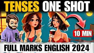 Tense SHORT TRICK for class 10 BOARDS 2024 - English grammar One Shot