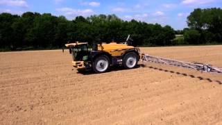 Challenger RoGator 600D in action