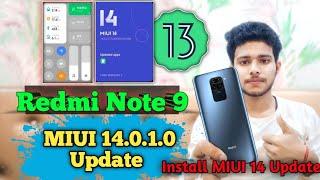 Redmi Note 9 MIUI 14.0.1.0 Update | Redmi Note 9 MIUI 14 & Hyperos Update Release Date?