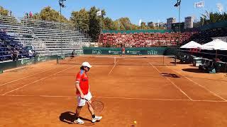 Entrenamiento Court Club Unión Viña del Mar - Diego Fernández Flores - Nicolas Massú