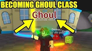 BECOMING the HIGHEST CLASS GHOUL in Saber Simulator Roblox