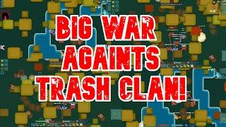 Starve.io - NOOB WAR WITH DEAD CLAN