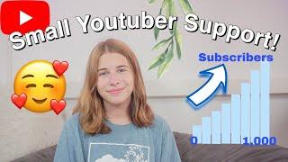 Small Youtuber Support! | Calling Small Youtubers | Watch This Video If You're A Small Youtuber