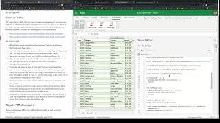 Excel Office Scripts: Application basics and environment