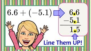 Adding Rational Numbers in Decimal Form | Grade 7 Math | 7.NS.A.1 