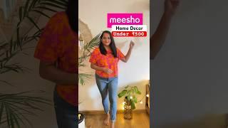 Meesho Decor Haul  OMG itna sasta #shorts #homedecor #meesho