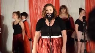 The bearded lady singing 