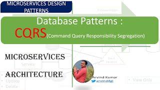 Database Patterns: CQRS || What is CQRS? || Database Patterns for Microservices