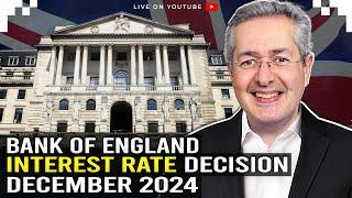 Bank of England Interest Rate Decision December 2024 - My Take