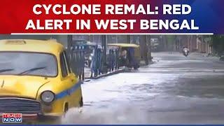 Cyclone Remal: Red Alert Sounded By IMD In West Bengal As Heavy Rainfall & Stormy Winds Lash Coast