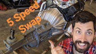 Swapping a 5-speed manual behind a first gen Small Block Chevy
