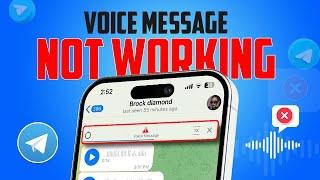 How to Fix Telegram Voice Message Not Working on iPhone