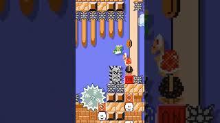 CRAZY Kaizo Shells Action #shorts #short #kaizo #kaizomario #teamshell #smm #smm2 #supermariomaker2