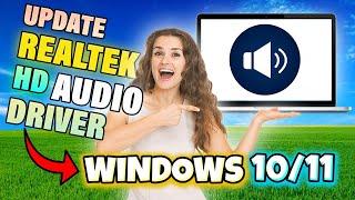 How To Download & Update REALTEK HD AUDIO DRIVER (2023) Windows 10/11 Easily Update HD Audio Driver