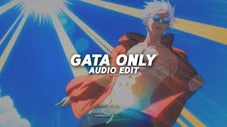 Gata only (tiktok remix) - floyymenor ft. cris mj [edit audio]