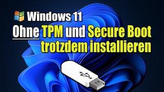 Windows 11 ohne TPM und Secure Boot installieren (auch Upgrade von Windows 10) mit RUFUS