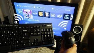 How to CONNECT WIRELESS Keyboard and Mouse to your PS4 (EASY METHOD)