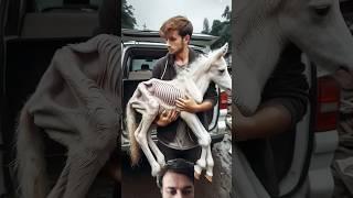 rescue weak baby horse  #horse #help #weak #youtubeshorts #shorts #ytshots #yt#subscribe #subscribe