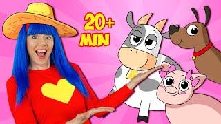 Old MacDonald Had A Farm + More | Dominoki Kids Songs