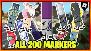 How to get ALL 200 MARKERS in FIND THE MARKERS || Roblox