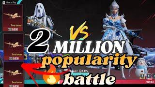 2 million popularity battle  golden private plane ️pubg mobile@Fox1Kay