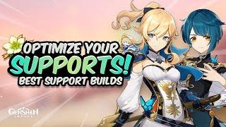 COMPLETE SUPPORT GUIDE FOR EVERY CHARACTER (with Timestamps) - Best Builds & More! | Genshin Impact