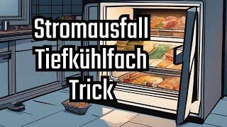 Hätte ich das gewusst! Trick fürs Tiefkühlfach nach Stromausfall.