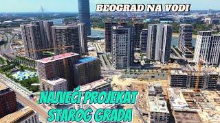 Beograd na vodi najveće gradilište starog dela grada kreću novi projekti do kraja 2024 dron video