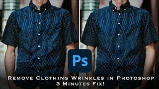 How to Remove Wrinkles from Clothes in Photoshop - Frequency Separation Tutorial