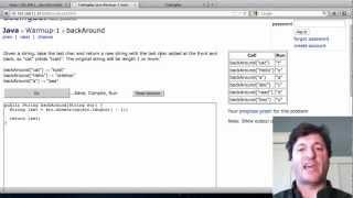 CodingBat #1 - Introduction to Java Strings