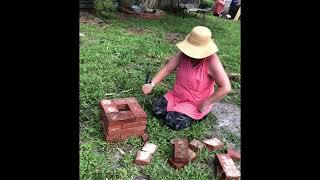 Building a rocket stove and have breakfast with me