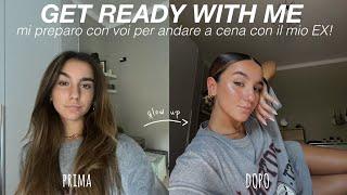 GRWM: mi preparo con voi per uscire con il mio EX  makeup, hairstyle & outfit!