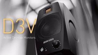 The ALL NEW ADAM Audio D3V Desktop Monitors