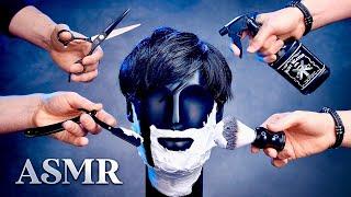ASMR ULTIMATE HAIRCUT at the SENSORY BARBER  Sleep and Tingle Inducing Hair Salon Triggers