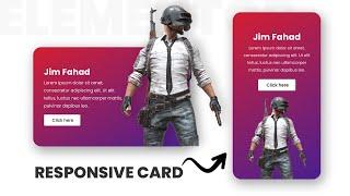 Elementor Responsive Profile Card Hover Effect | WordPress Elementor Pro Tutorial | Elementor Tricks